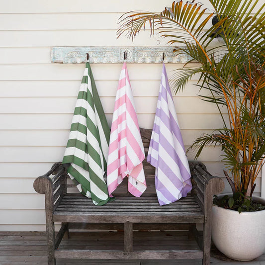Quick Dry Towel - Cabana Stripe - includes monogram