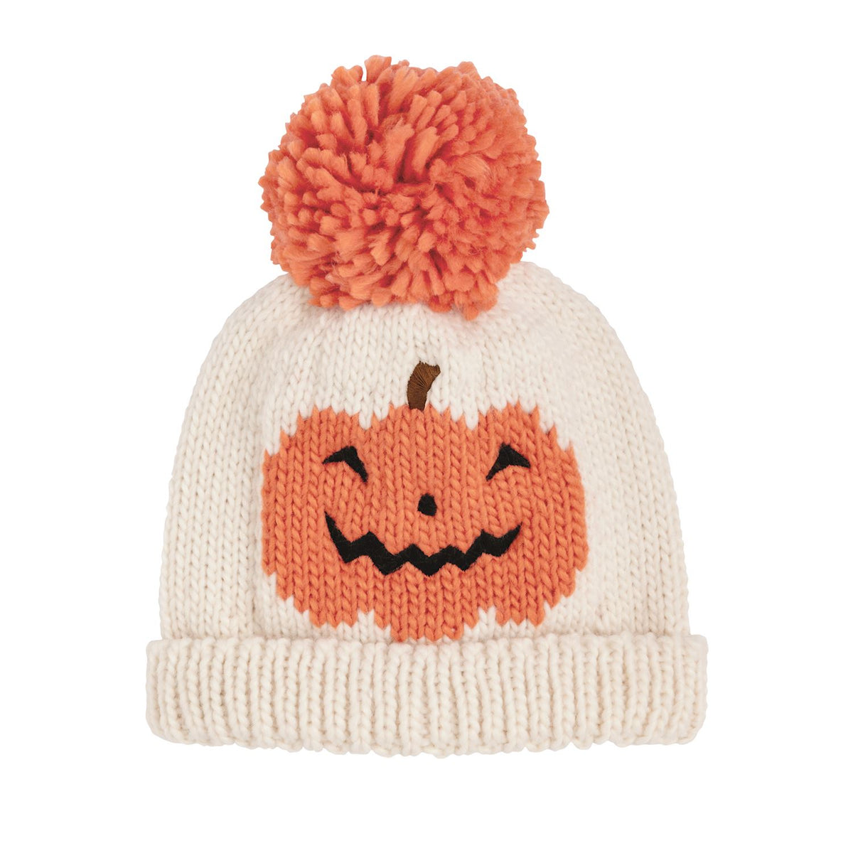 Jack-O-Lantern Knit Hat