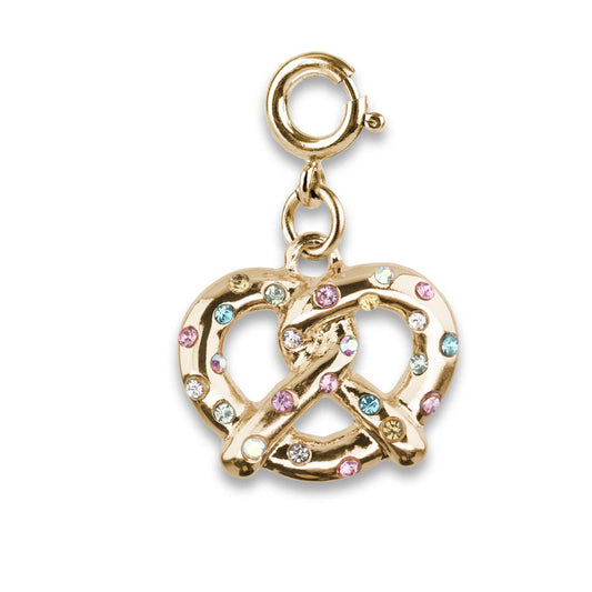 Gold Pretzel Charm
