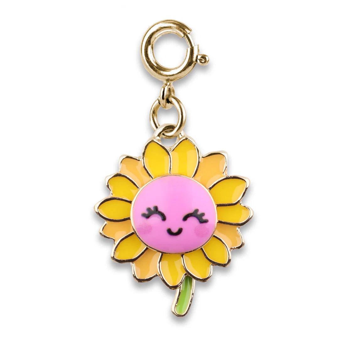Gold Sunflower Charm