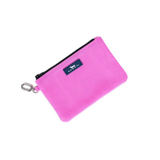 The Carly Pouch Red Violet Woven