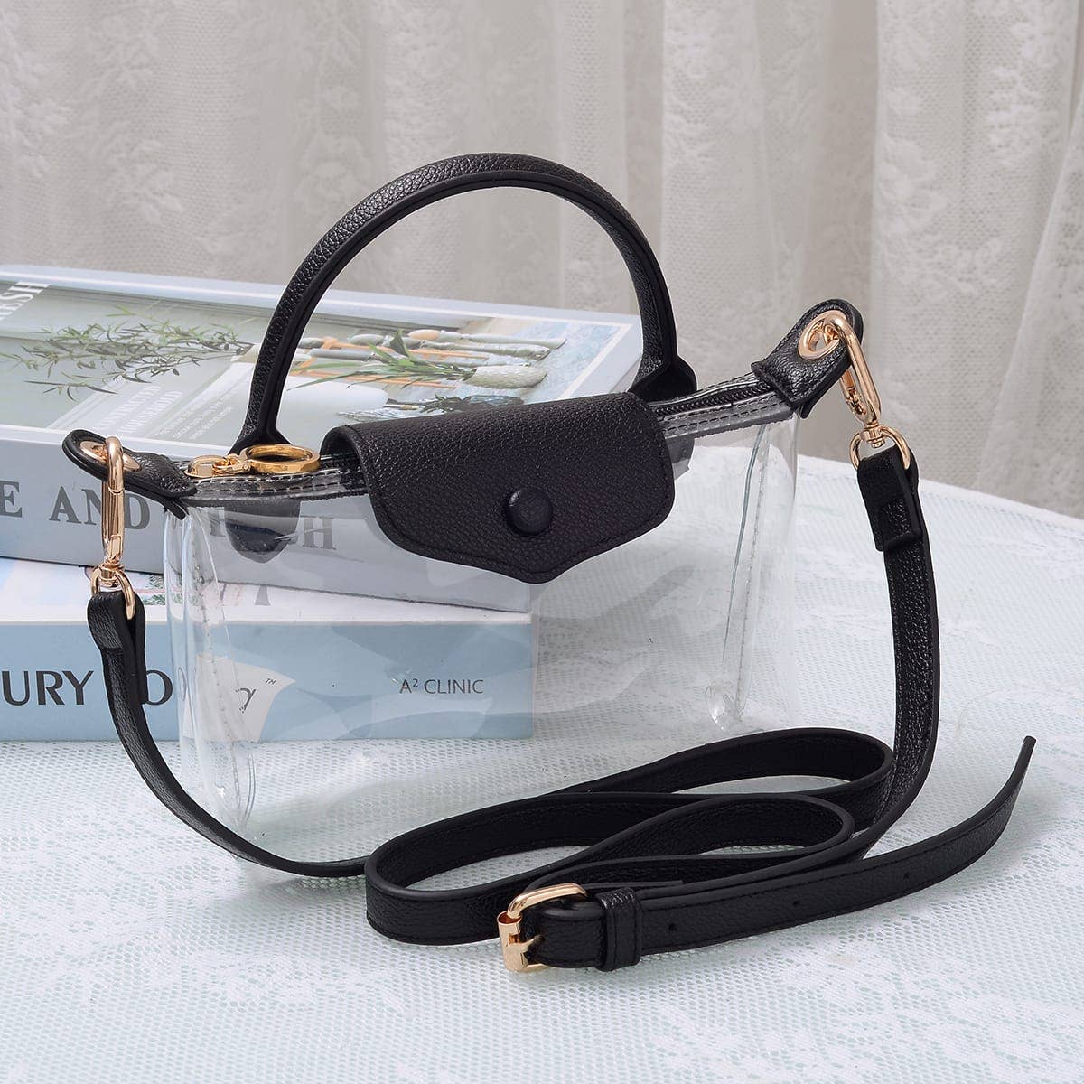 Clear Gameday Mini Crossbody Bag