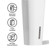 Tumbler - 24oz Gloss White
