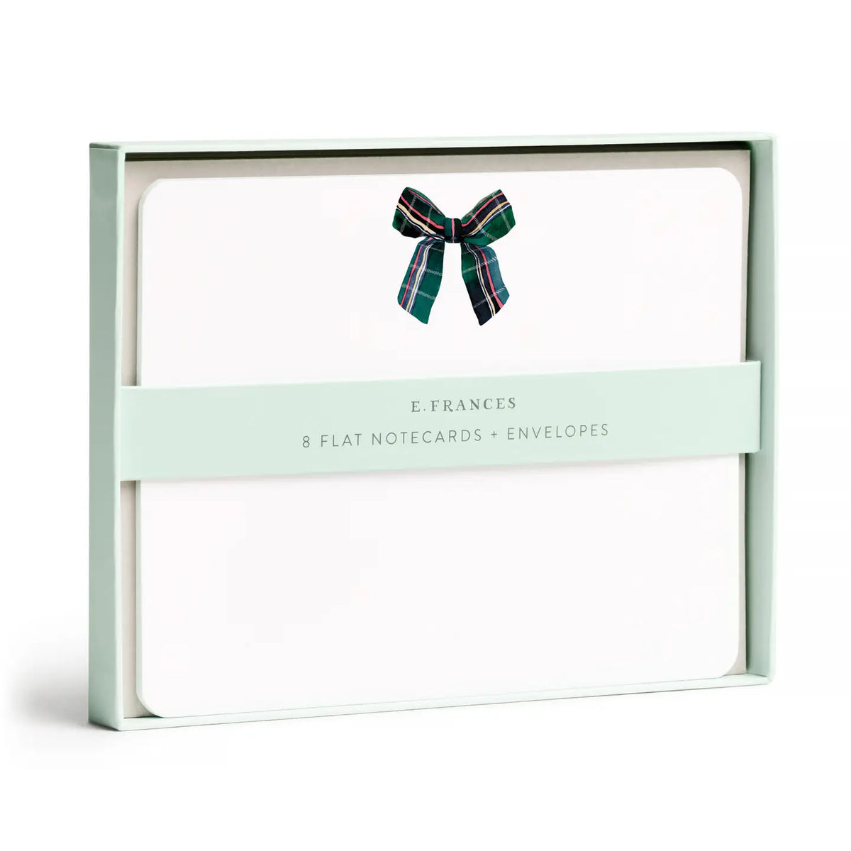 Plaid Bow Flat Note Set