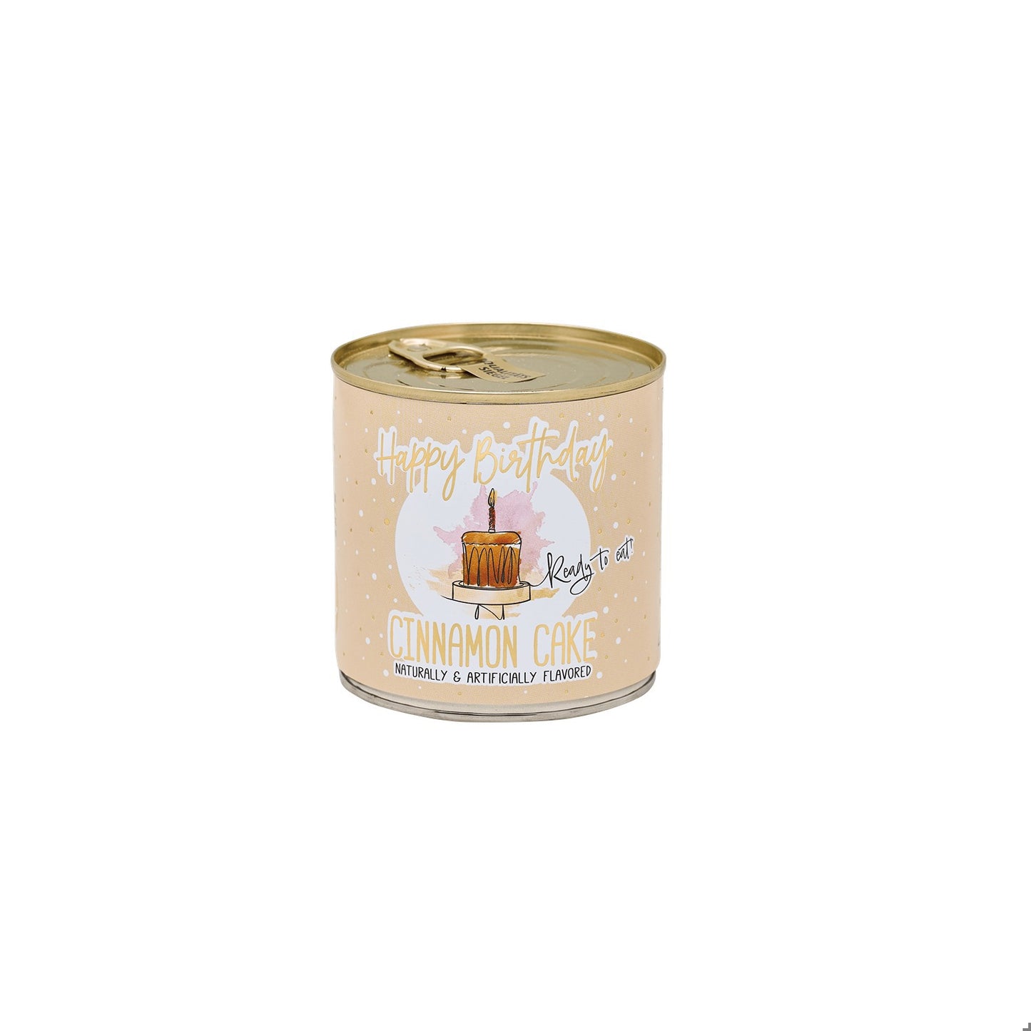 Cancake Happy Birthday Cinnamon Cake beige