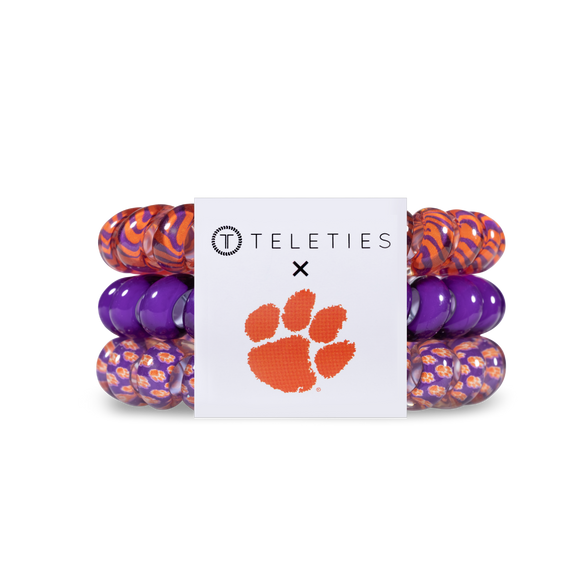 Spiral Hair Coils | Large | Clemson Univ. Hair Ties