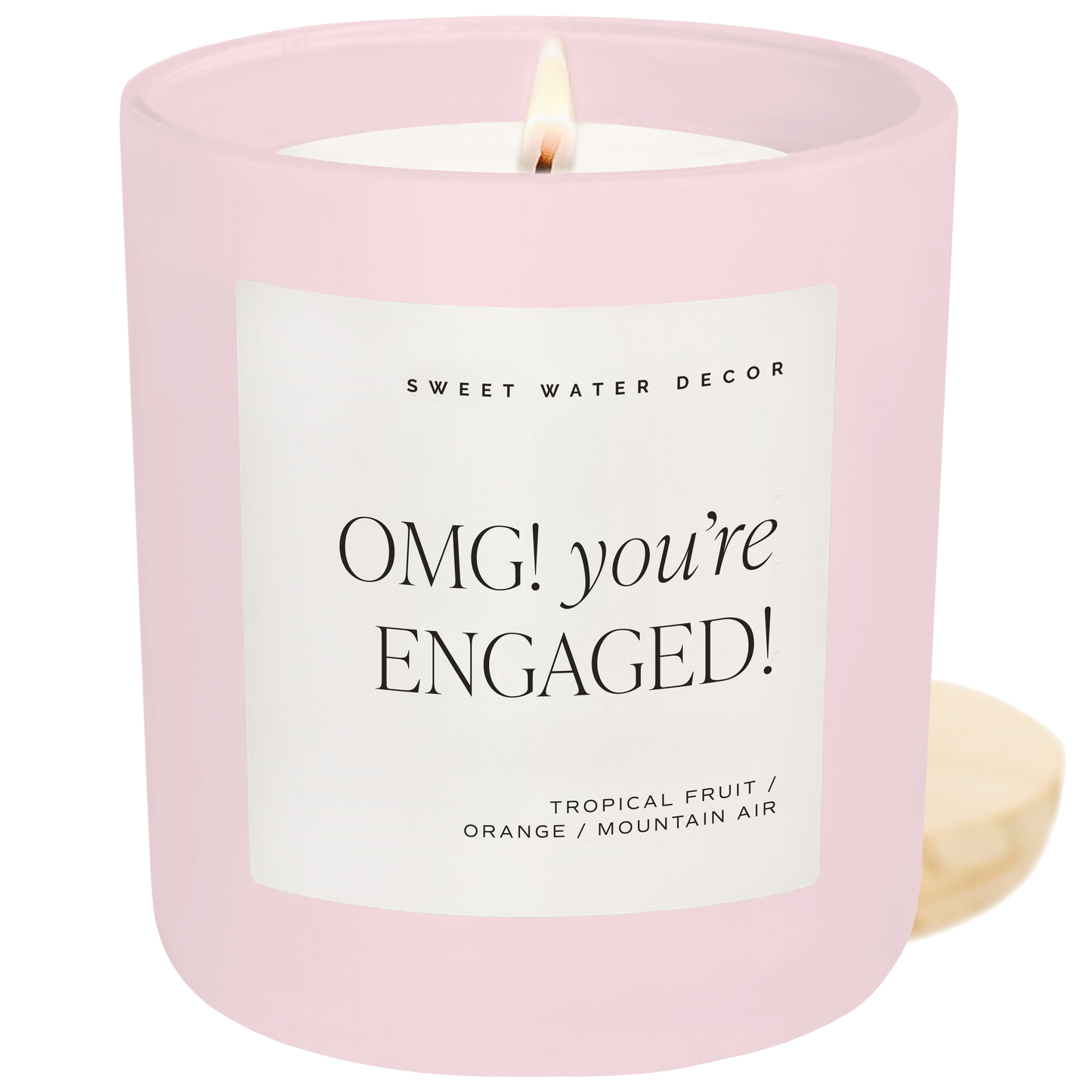*NEW* OMG! You're Engaged! 15 oz Soy Candle, Matte Jar