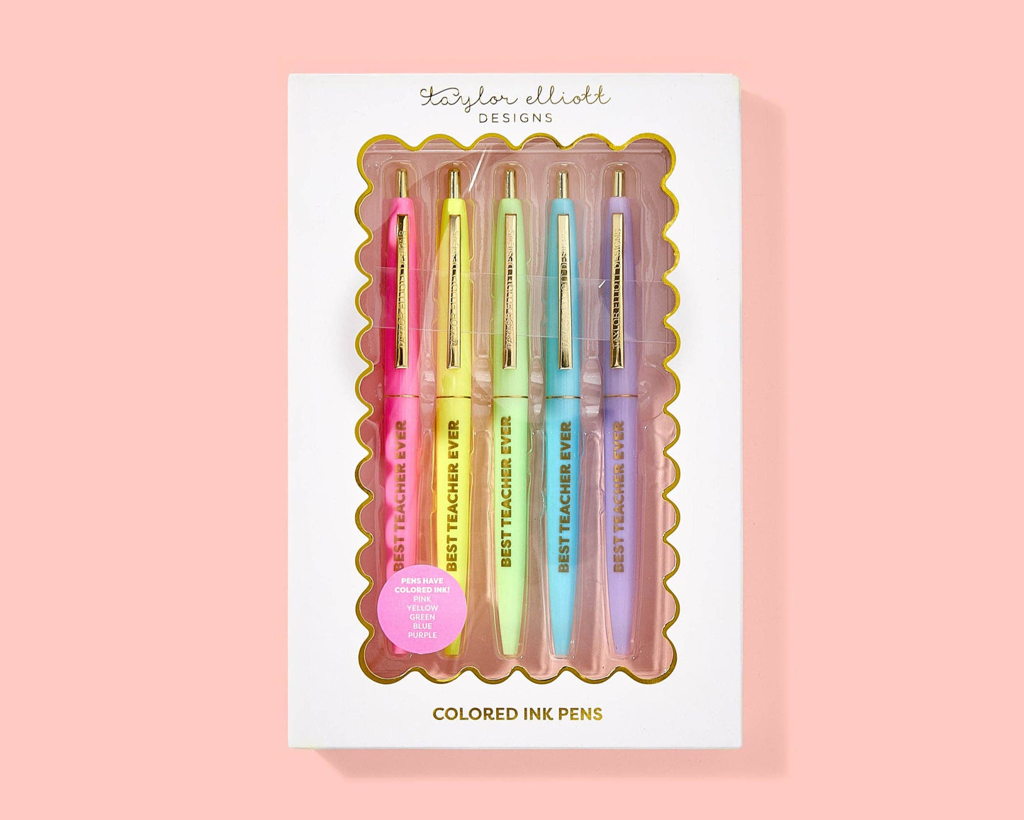 Best Teacher Ever Pen Set