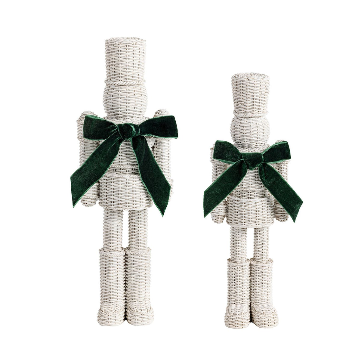 Small Resin Wicker Nutcracker