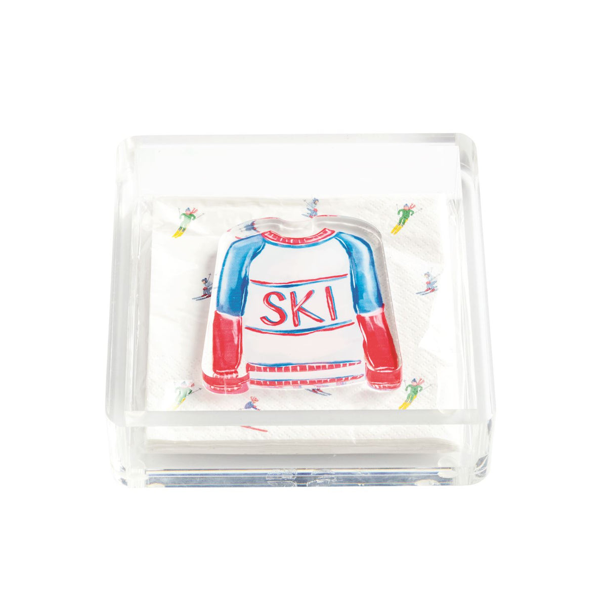Ski Napkin Caddy Set