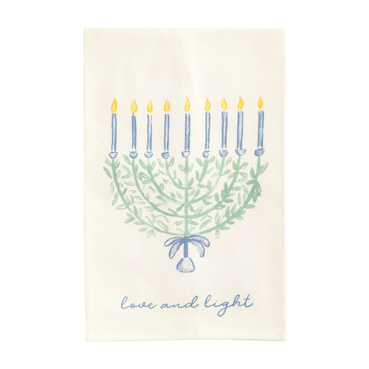 Menorah Hanukkah Towel