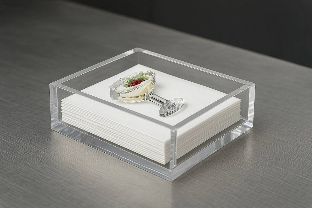Acrylic Napkin Weight, Festive Cocktail