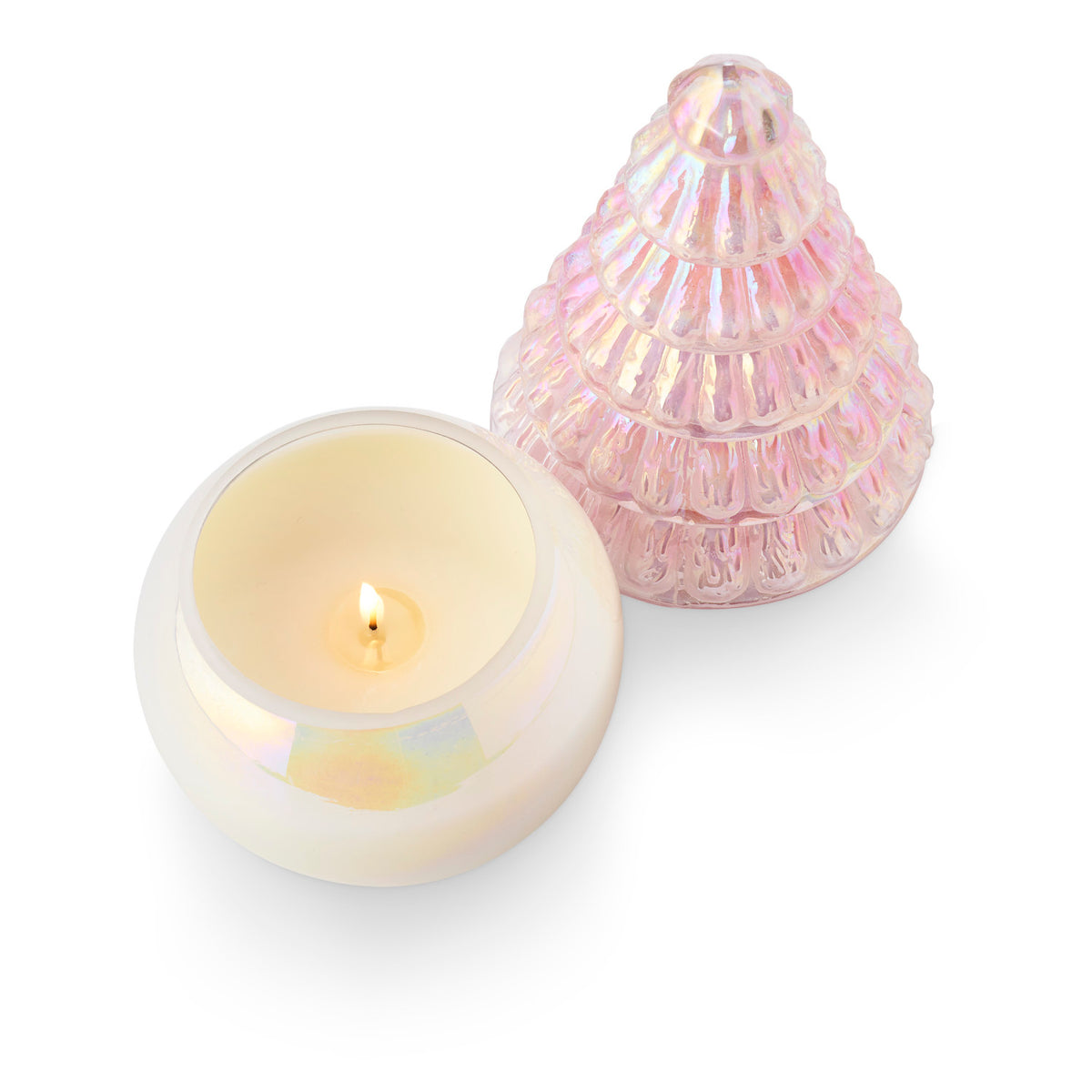Pink Pine Pearl Tree Candle