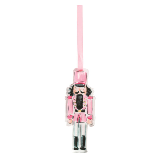 Pink Acrylic Nutcracker Ornament