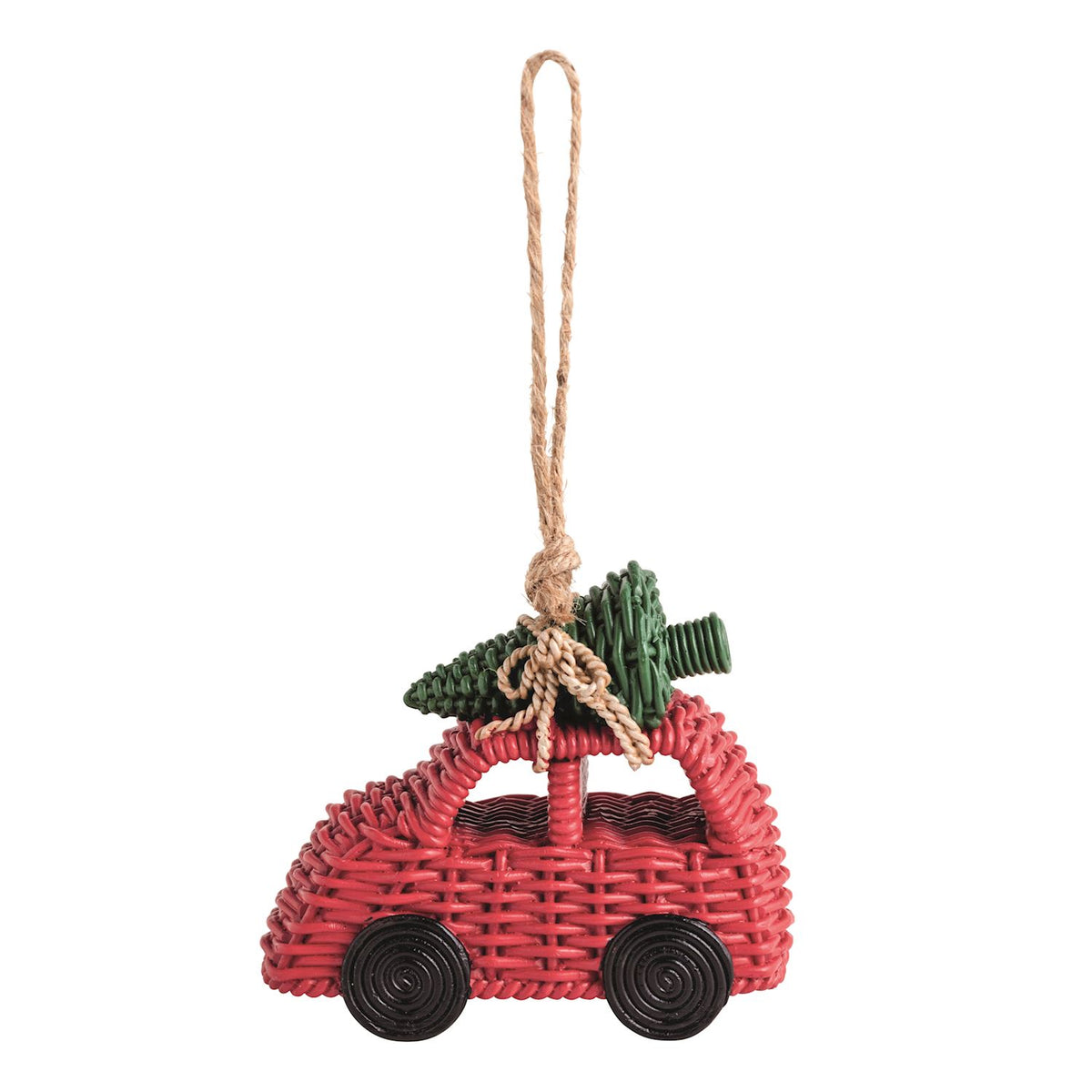 Car Resin Wicker Ornament