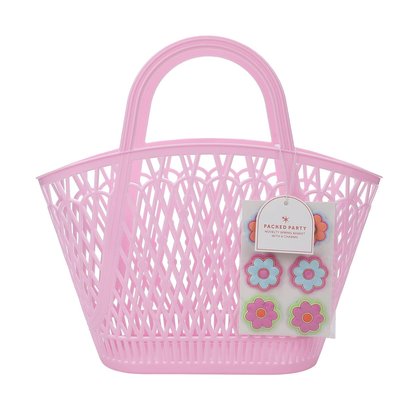 Petal Party Silicone Basket & Floral Charms Set