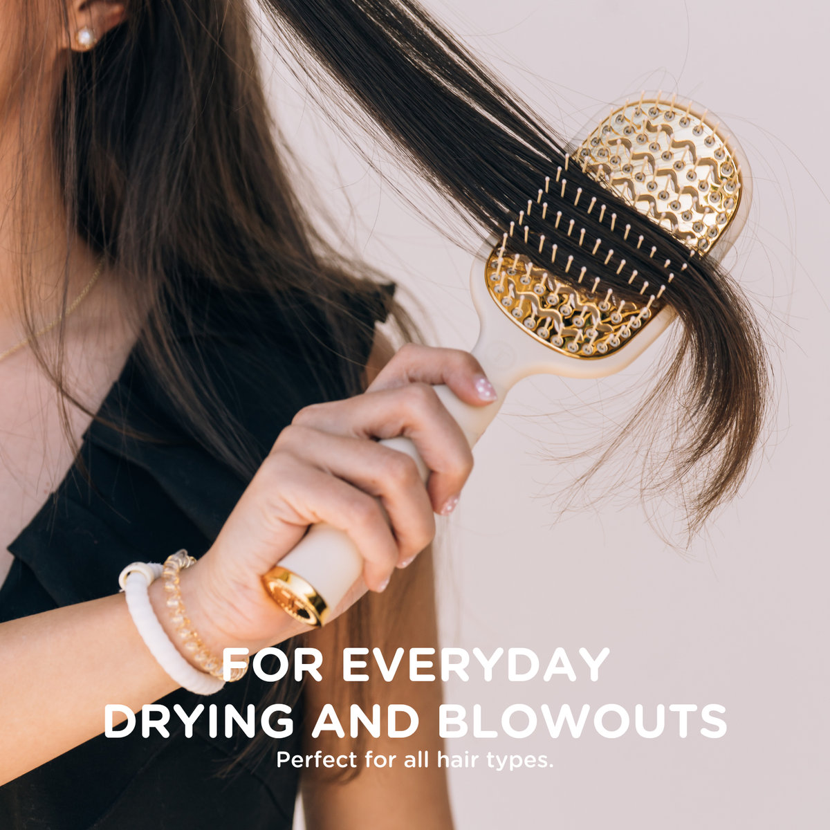 Vented Hair Brush | Tan