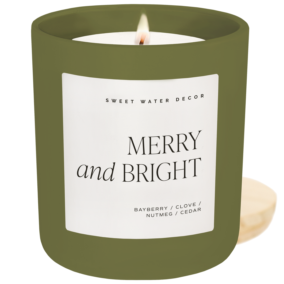 Merry and Bright 15 oz Soy Candle, Matte Jar - Gifts