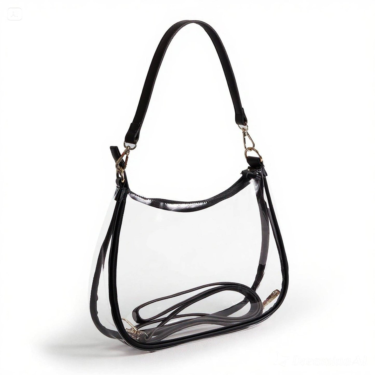 Sara Clear Purse - Black
