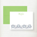Bottom Flower Thank You Note Card