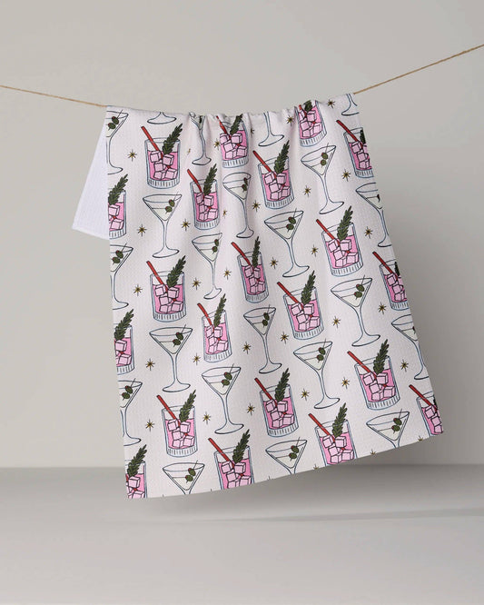 Cocktail Countdown Tea Towel - Holiday 2026