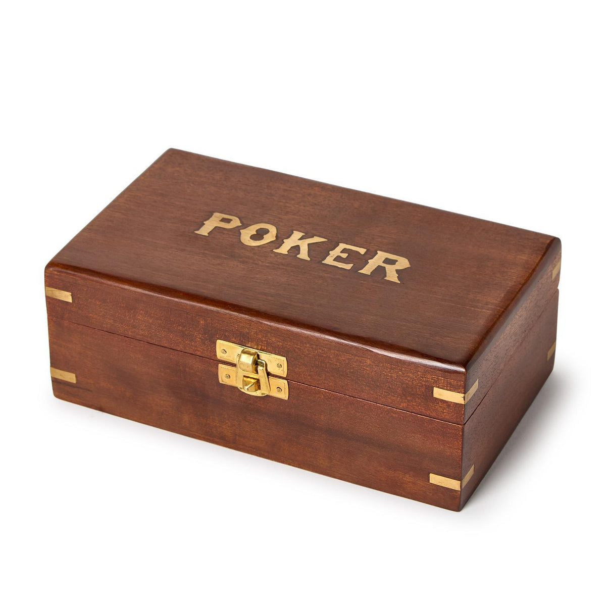 The Turf Club Poker Set in Hand-Crafted Wooden Box