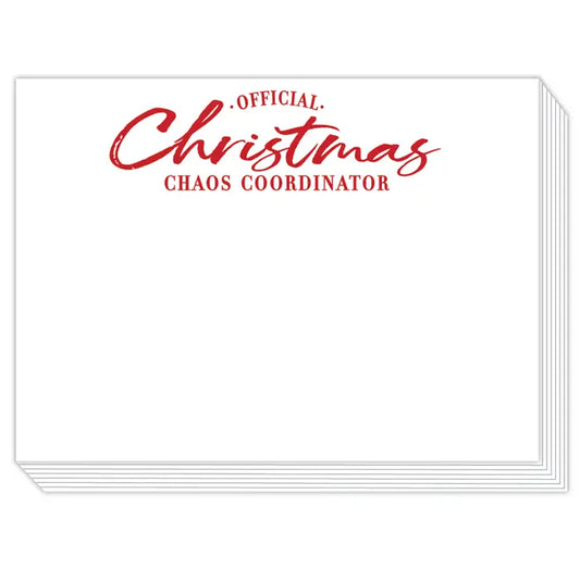 Official Christmas Chaos Coordinator Slab Pad