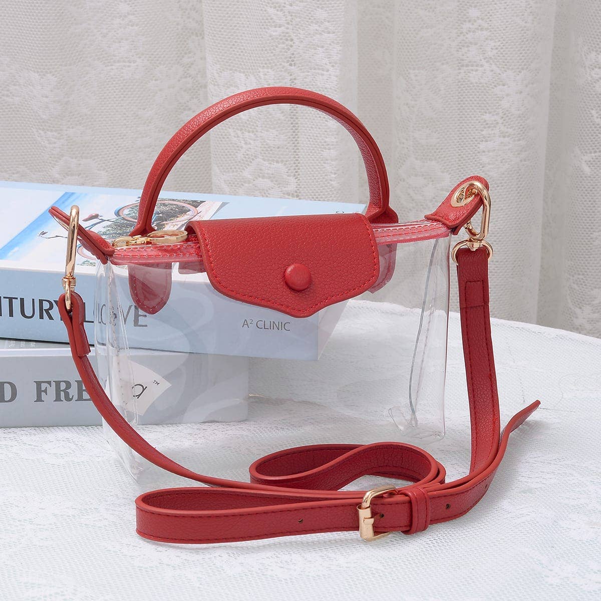 Clear Gameday Mini Crossbody Bag