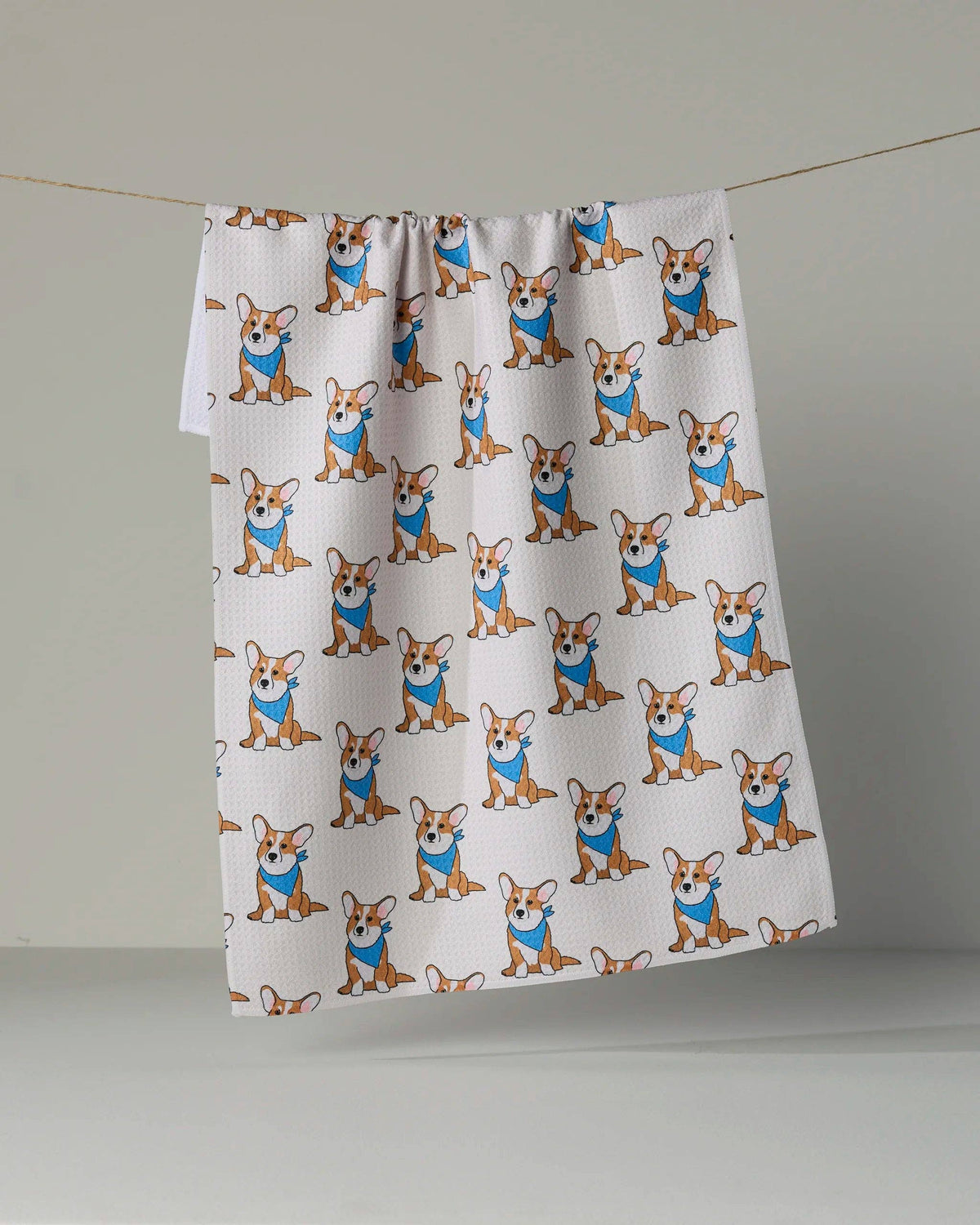 Corgi Pals Tea Towel