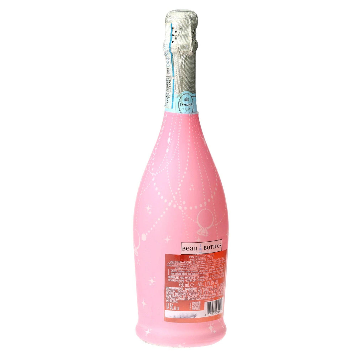 Pink Pearls & Prosecco Prosecco Bottle Wrap