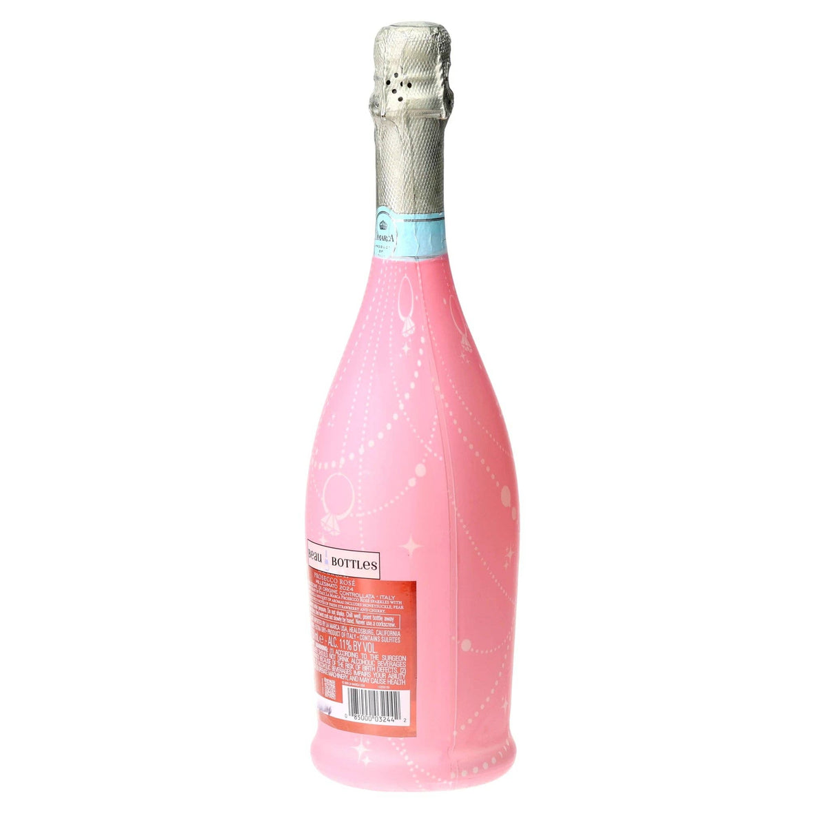 Pink Pearls & Prosecco Prosecco Bottle Wrap