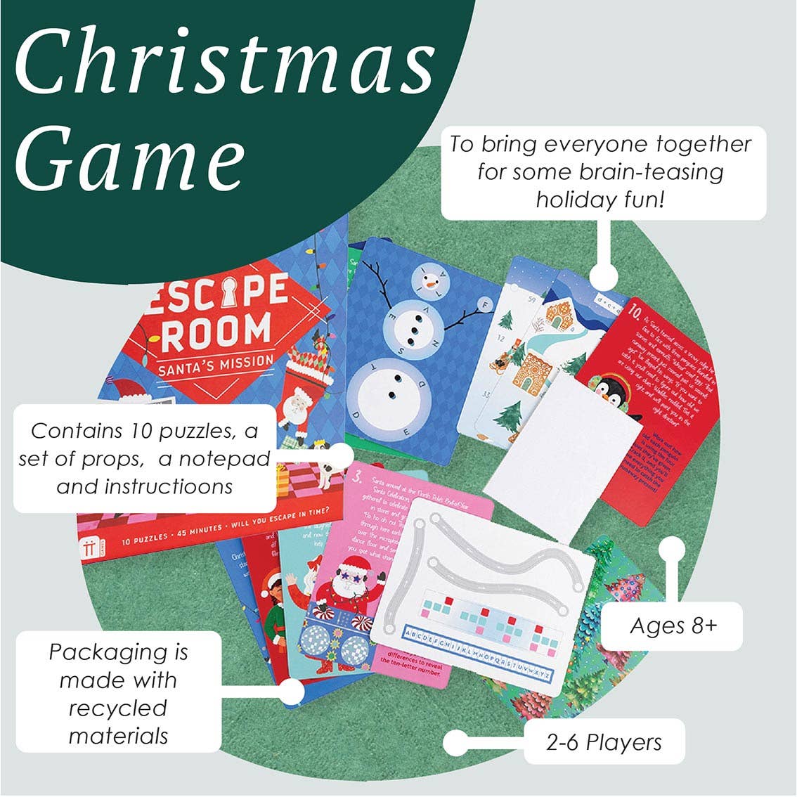 Christmas Escape Room - Santa Edition | Christmas Game |
