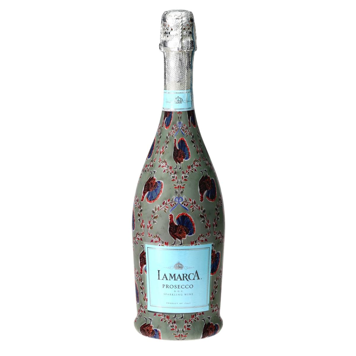 Autumn Turkey Trellis Prosecco Bottle Wrap