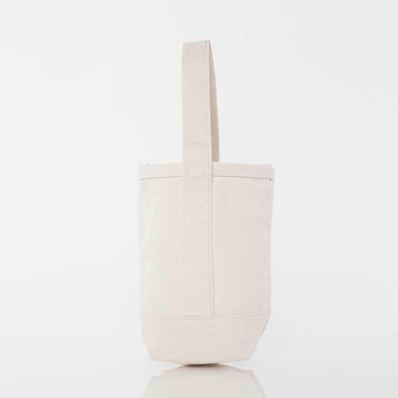 Canvas Wine Tote - includes monogram