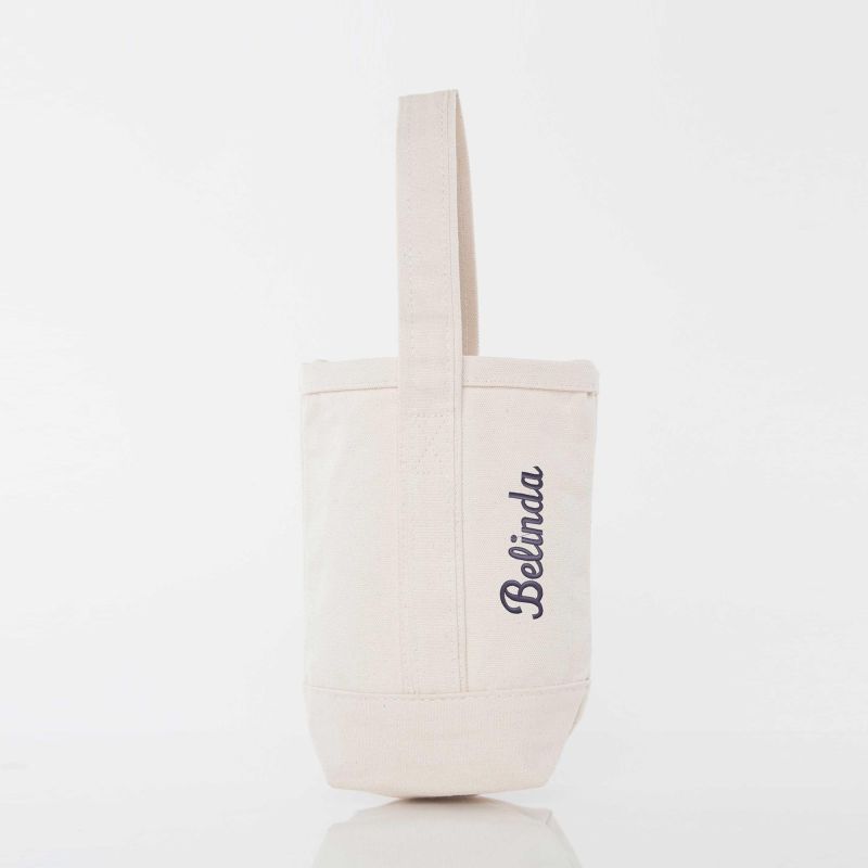Canvas Wine Tote - includes monogram