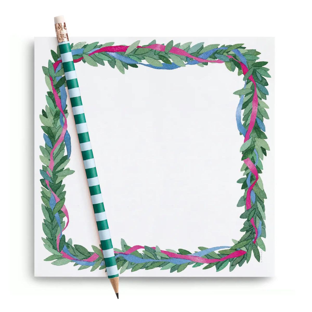Colorful Wreath Chunky Notepad