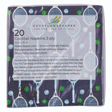 TENNIS Paper Napkins, pack of 20
