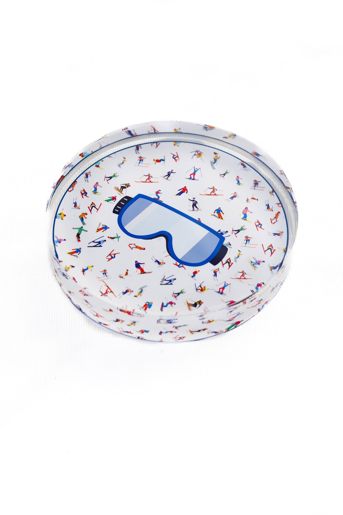 Acrylic Napkin Weight, Ski Goggles