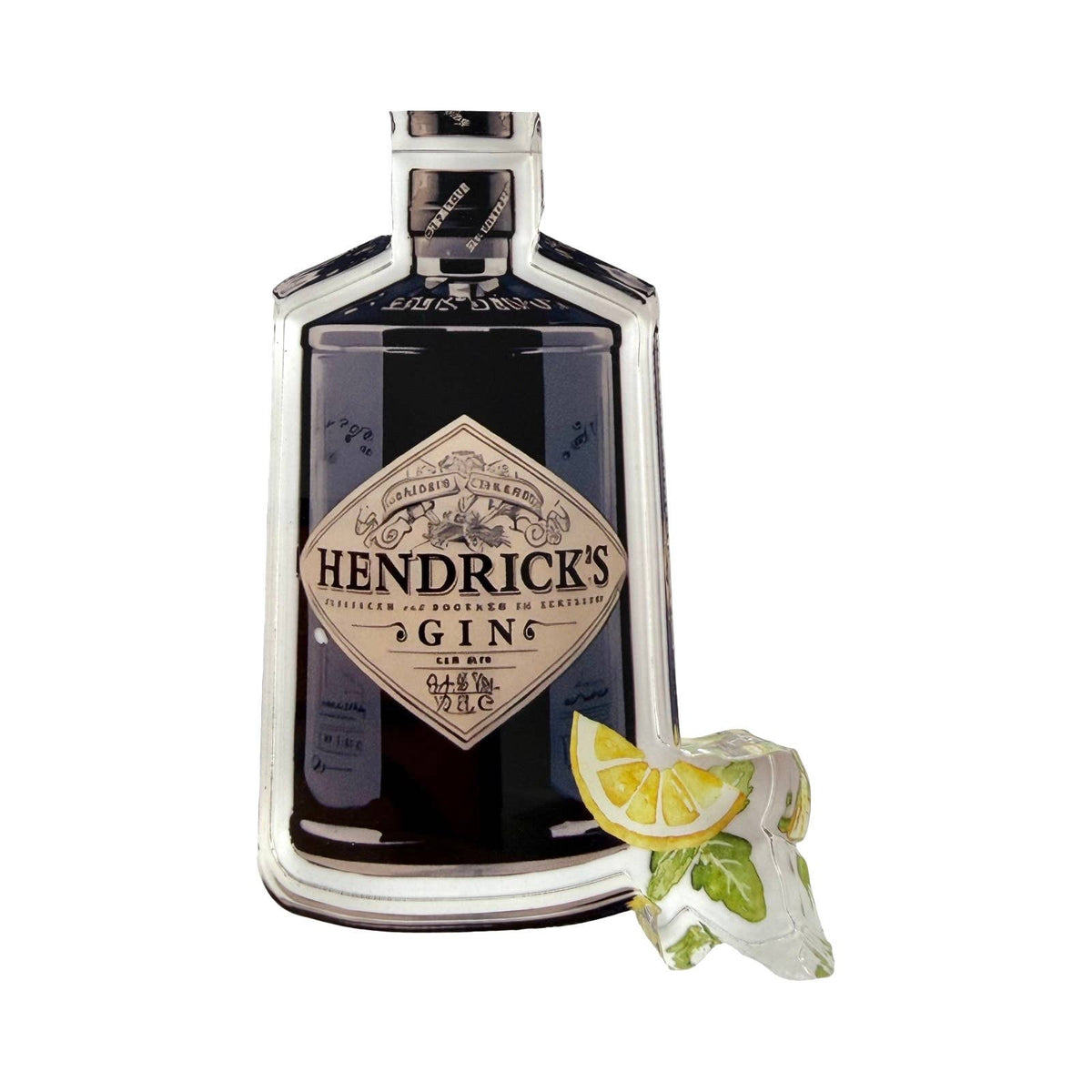 Acrylic Napkin Weight, Lemon Cocktail