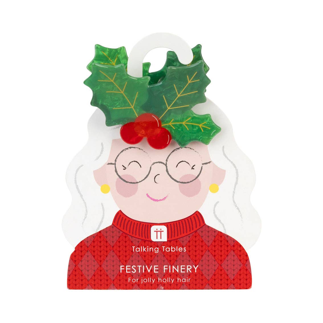 Holly Claw Hair Clip | Christmas Gifts |