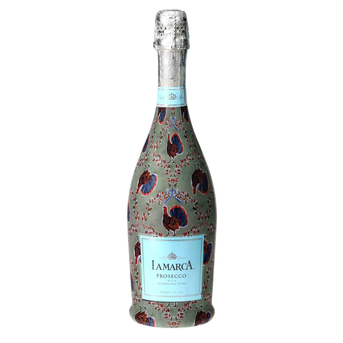 Autumn Turkey Trellis Prosecco Bottle Wrap