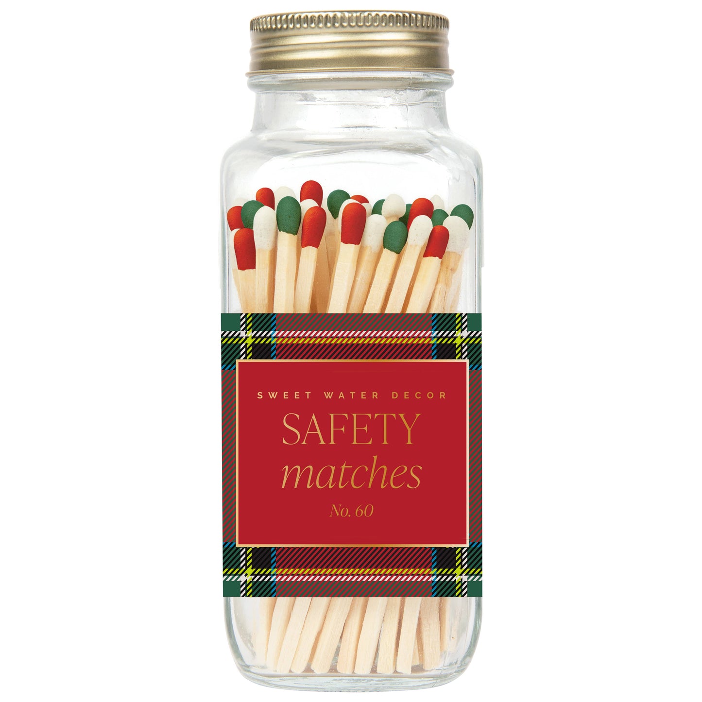 Holiday Safety Matches - 60 Count, Christmas Decor