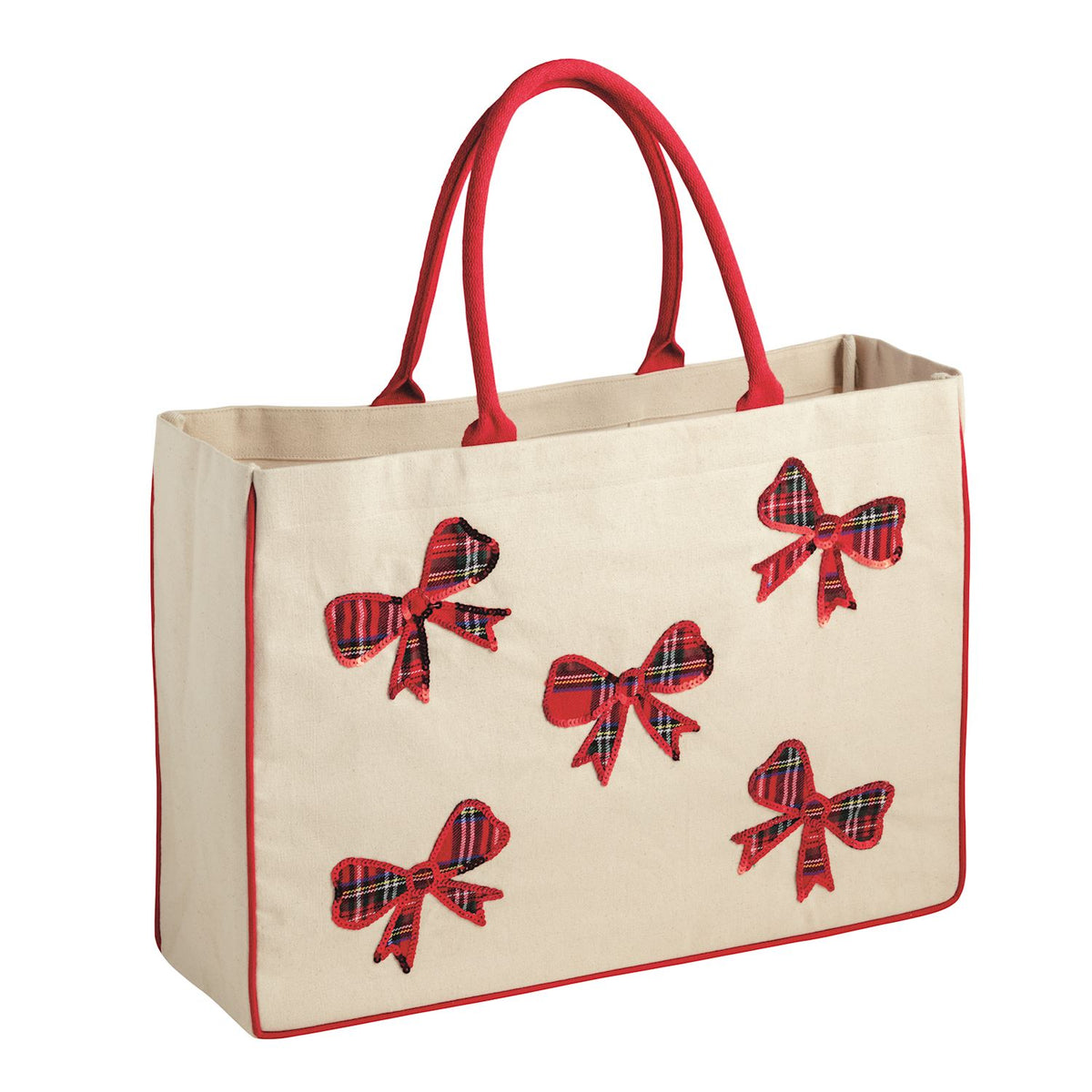 Natural Holiday Sparkle Tote