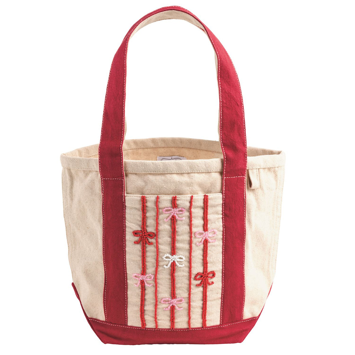 Red Valentine's Beaded Mini Tote