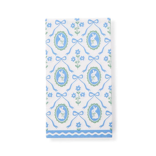 Bunnies and Bows 3-Ply Paper Dinner Napkin / Guest Towel