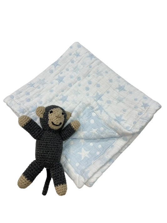 Stars and Dots baby blanket