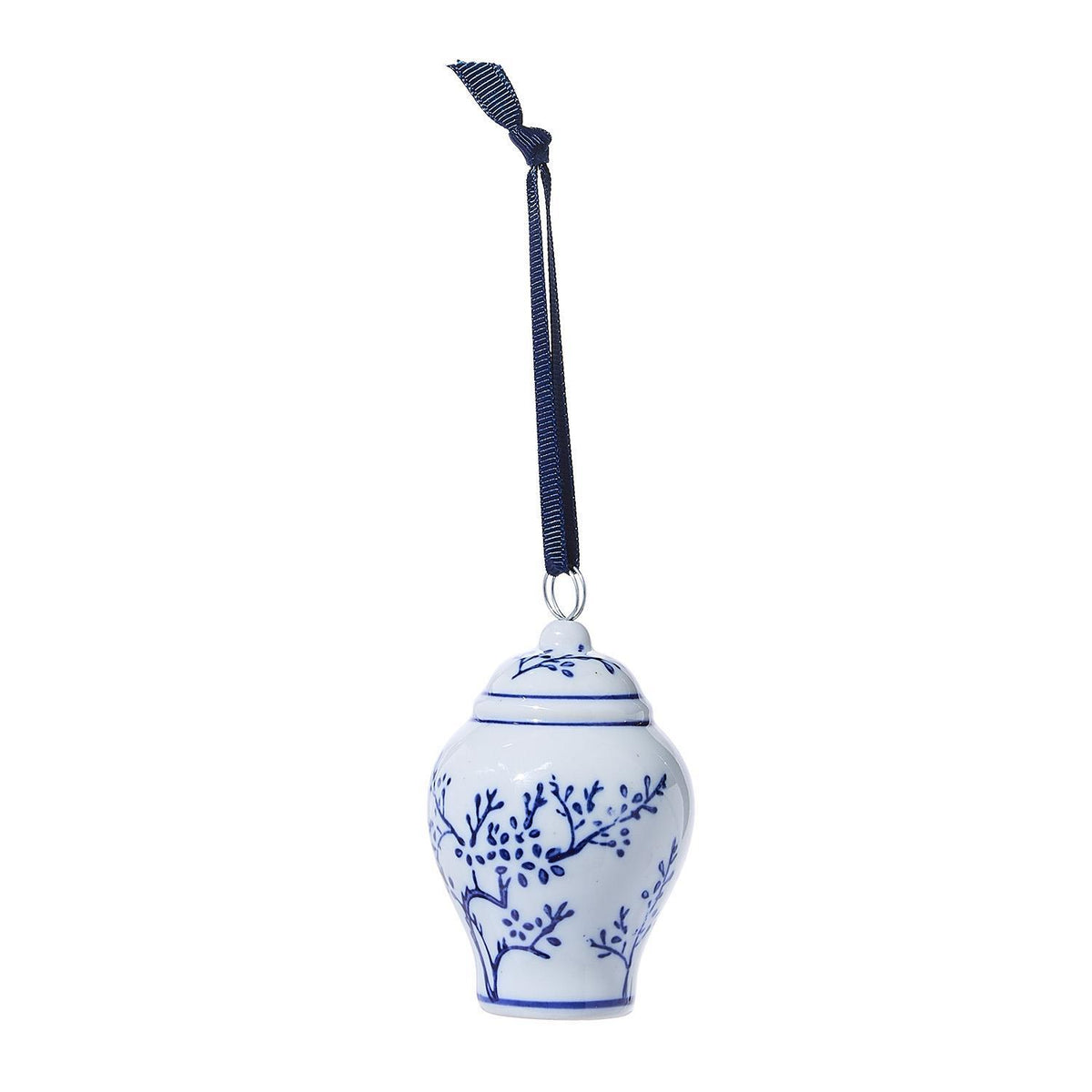 Blue and White Temple Jar Ornament / Place Card Holder