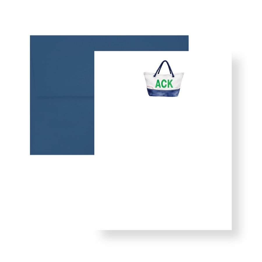 Custom Sail Bag Note Card Set
