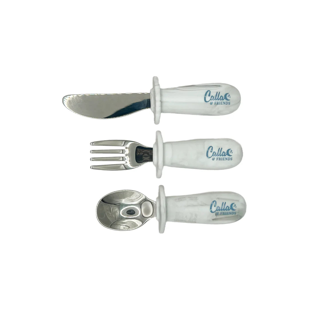 Silicone & Stainless Steel Toddler Utensils