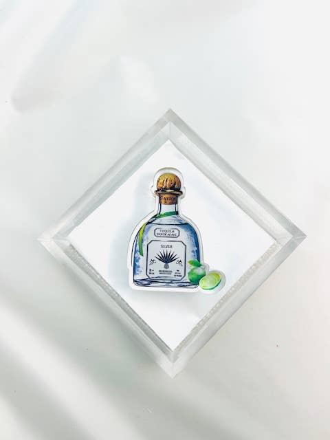 Acrylic Napkin Weight, Lime Cocktail